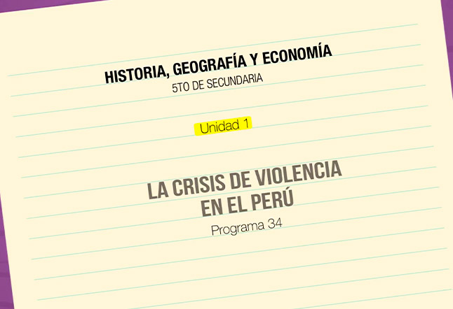 Capítulo N° 34 - La Crisis de Violencia en el Perú
