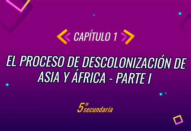 Descolonización de Asia y África I