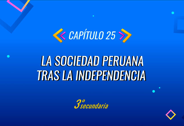 La Sociedad peruana tras la Independencia