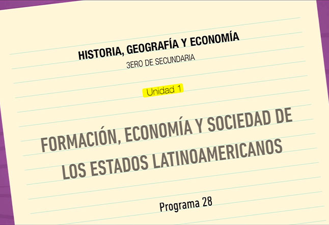 Formación, Economía y Sociedad de los estados latinoamericanos